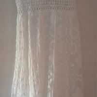 Abito vestito bianco lino nuovo