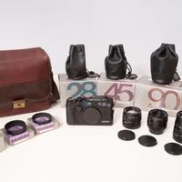 CONTAX G2 BLACK CON OBIETTIVI + BORSA