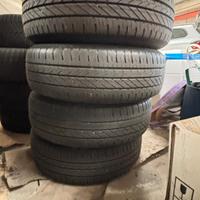 4 gomme estive e 4 cerchi ferro FIAT punto 