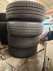 4 gomme estive e 4 cerchi ferro FIAT punto 