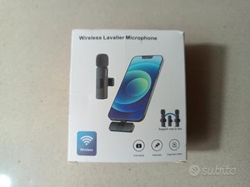 Microfono Lavalier Wireless Professionale – NUOVO 