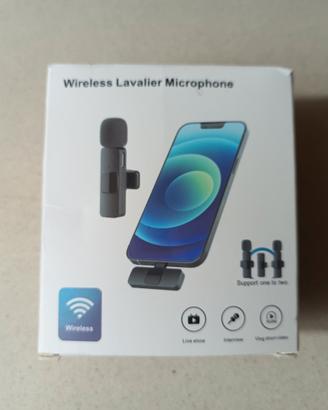Microfono Lavalier Wireless Professionale – NUOVO 