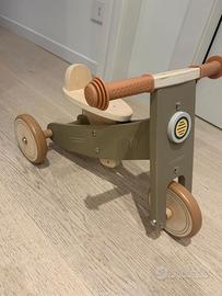 Triciclo Little Dutch in legno Olive pari al nuovo