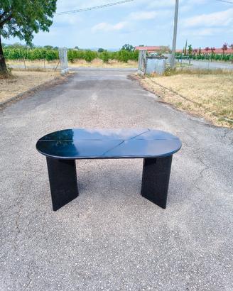 Tavolo vintage laccato pighevole