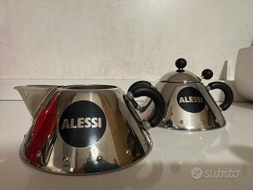 Zuccheriera e cremiera Alessi