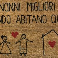 Zerbino in cocco “nonni’ e “nonna”