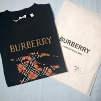 T-shirts Burberry colore nero Tg S oversize 