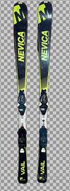 Sci Nevica  150 cm racchette 120 cm