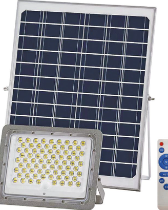 Proiettore solare a led con pannello fotovoltaico