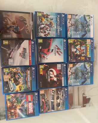 Lotto 10 giocchi PS4/PS5 + steelbook Sonok 4 k