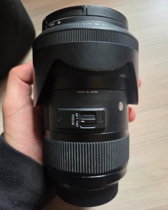 Sigma art 18- 35 mm f 1.8