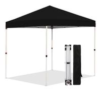 Gazebo Canopy 3x3 metri nero - NUOVO