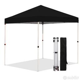 Gazebo Canopy 3x3 metri nero - NUOVO