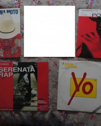 LP Originali Jovanotti, Zucchero, Vasco Rossi