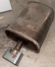 marmitta, terminale, scarico fiat 500