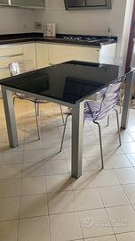 tavolo in vetro di Calligaris