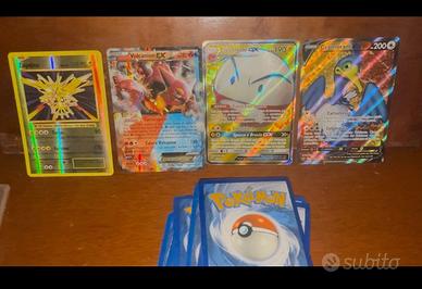 4 carte pokemon +15 carte base miste