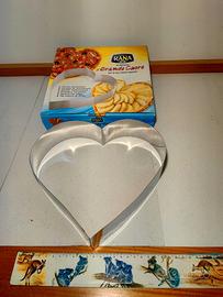 ❤️ FORMA STAMPO A CUORE PER TORTE TORTIERA, GIO. R