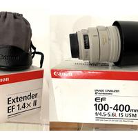 Canon EF 100-400mm f4.5-5.6 L IS II USM, EF 1,4xII