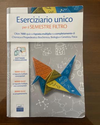 Eserciziario unico per il semestre filtro