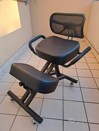 sedia ergonomica posturale nuova