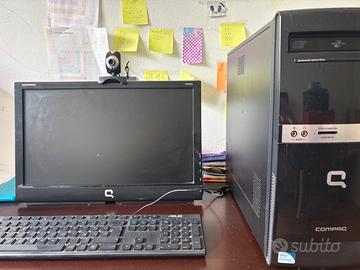 Pc COMPAQ + monitor + scanner