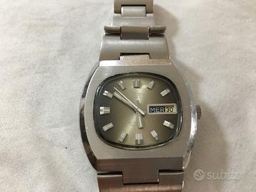 2 orologi over size 100% acciaio svizzeri automati