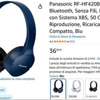 Cuffie senza fili bluethoot