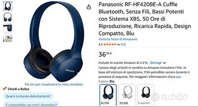 Cuffie senza fili bluethoot