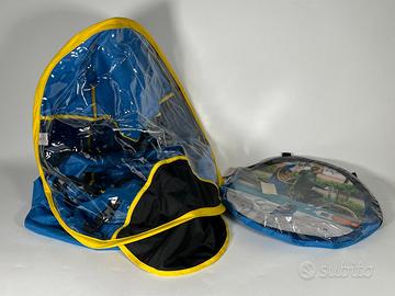 Parapioggia per seggiolino da bicicletta per bambi