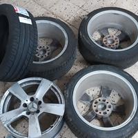 Treno gomme e cerchi