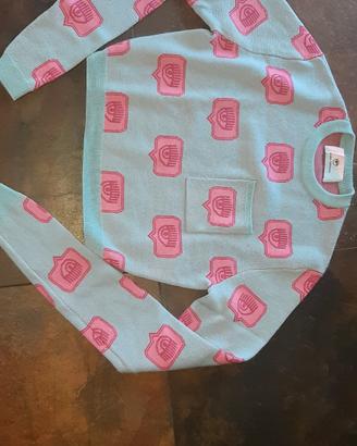 Maglia crop pura lana Chiara Ferragni 