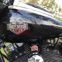 Fregi alluminio scritte serbatoio harley davidson