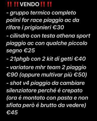 PEZZI PIAGGIO