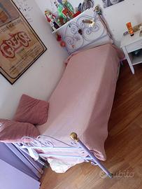 coppia letti per ragazze in ferro con  reti