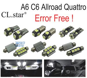 KIT 20 LAMPADE LED INTERNE PER AUDI A6 ALLROAD QUA