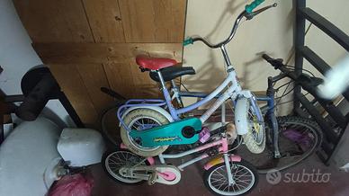 bici bimbo e bambina