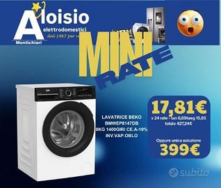 LAVATRICE BEKO BMWEP8147DB 8KG 1400GIRI CE.A-10% I