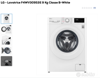 LAVATRICE LG 9KG