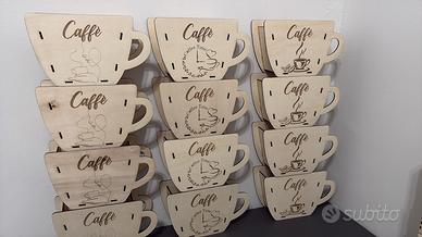 Porta cialde in legno