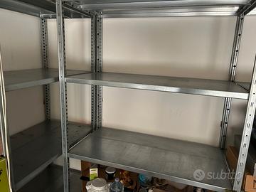 Scaffalatura zincata ad incastro