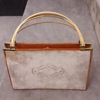POCHETTE Cesare Piccini in velluto e pelle con