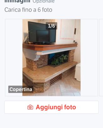 caminetto smontato compiano in marmo rosso Verona 