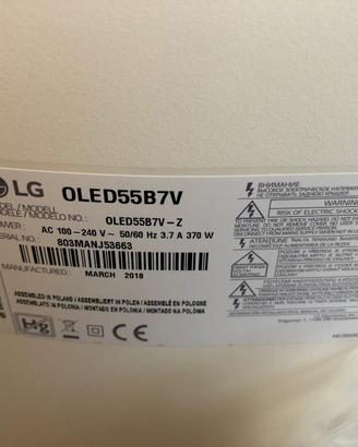 Schede originali per LG OLED55B7V