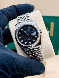 Rolex Datejust 116234 Anniversario Diamanti Full