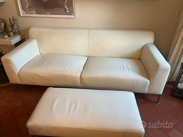 Divano in vera pelle