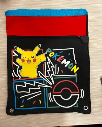 Sacca zaino pokemon pikachu