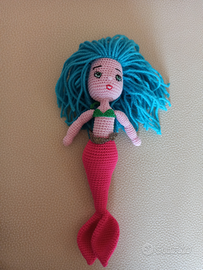 Bambola fatto a mano all'uncinetto 100% Cotone