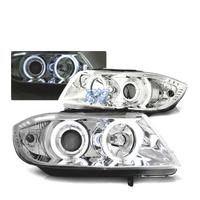 FARI BMW E90 E91 05-08 OCCHI ANGEL CCFL CROMATI