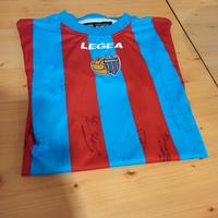 Maglia vintage Calcio Catania autografata 